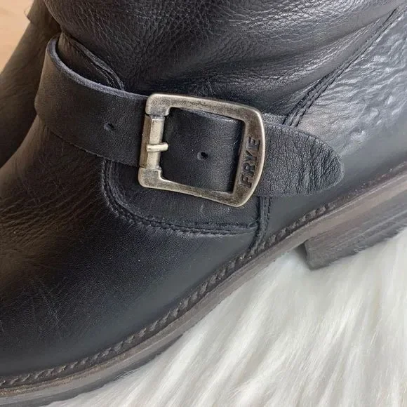 Frye Womens Veronica Short Bootie
Boots Black Leather Slouchy Moto
Ankle Boots S - Picture 8 of 16